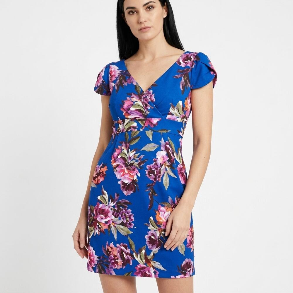 Anothropolgie Moulinette Soeurs Floral Short Dress Women See Measurement